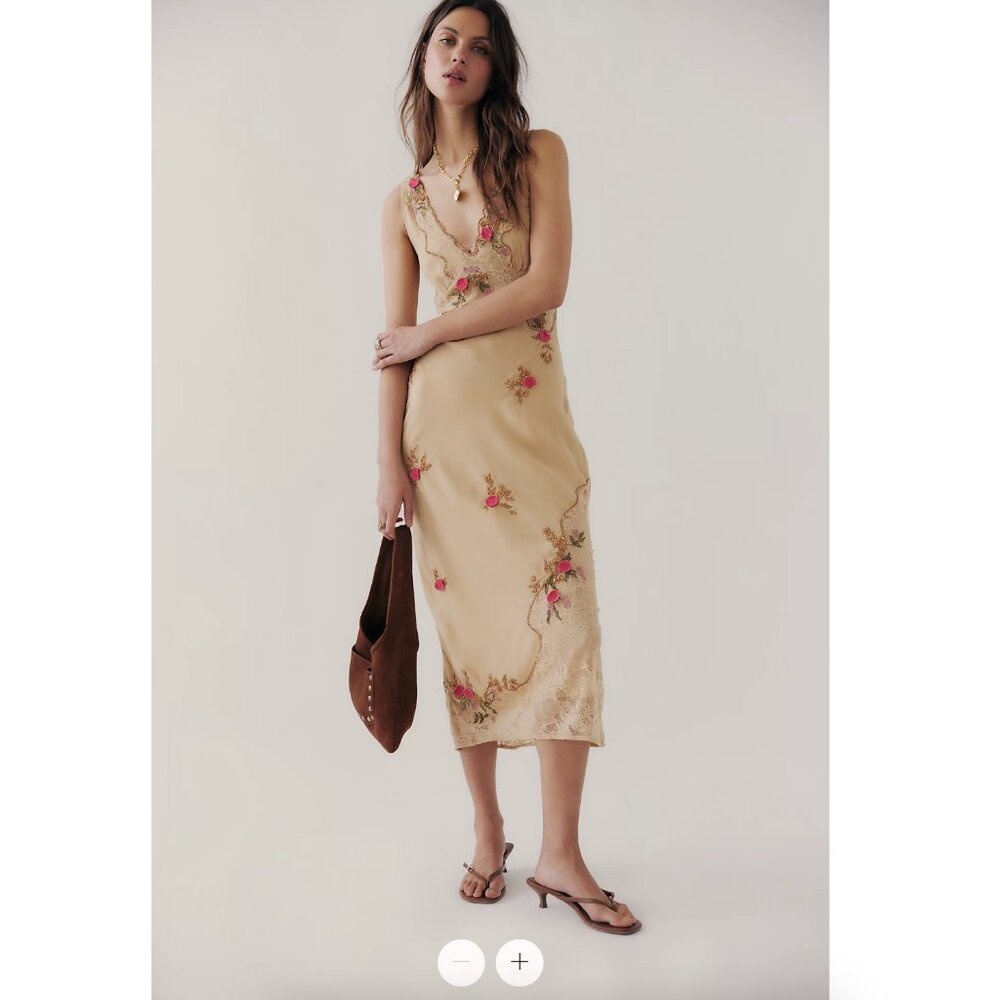 Free People Meet Again Midi Dress
